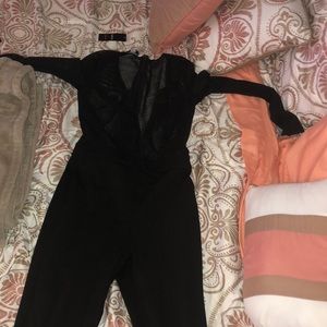 Brand New Black Bebe Romper